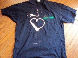 Koszulka z serduszkiem Ola - przód